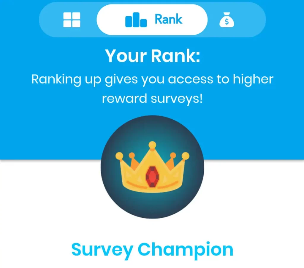 zap surveys champion rank